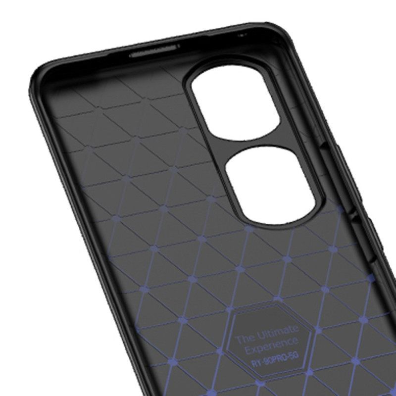 Θήκη Honor 90 Pro Δερμάτινο Εφέ Litchi Διπλής Γραμμής